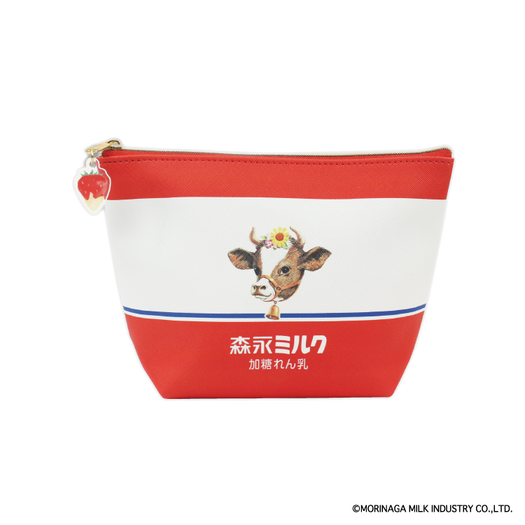 森永れん乳　舟形ペンケース　ミルリン
