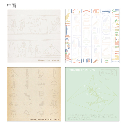 ST-033 メモパッド・スクエア(古代ｴｼﾞﾌﾟﾄ学)