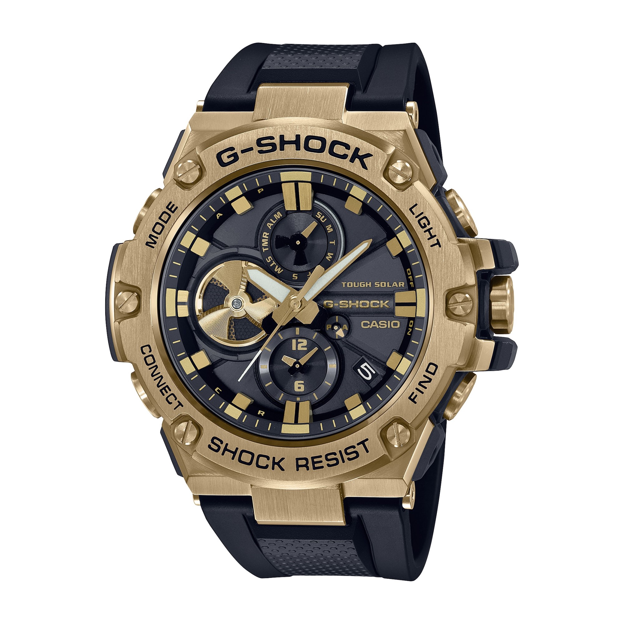 CASIO G-SHOCK GST-210GD-1AJF ブラックゴールド黒金 - 腕時計(アナログ)