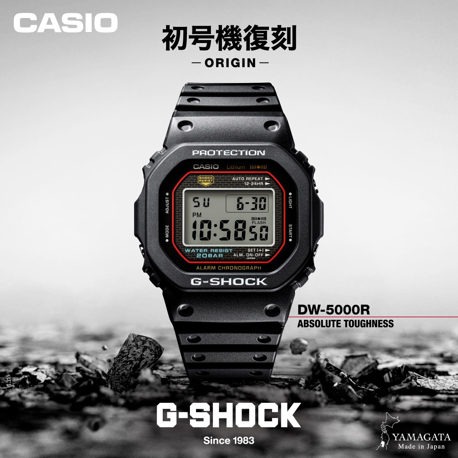 G-SHOCK DW-5000R-1AJF 4549526400322