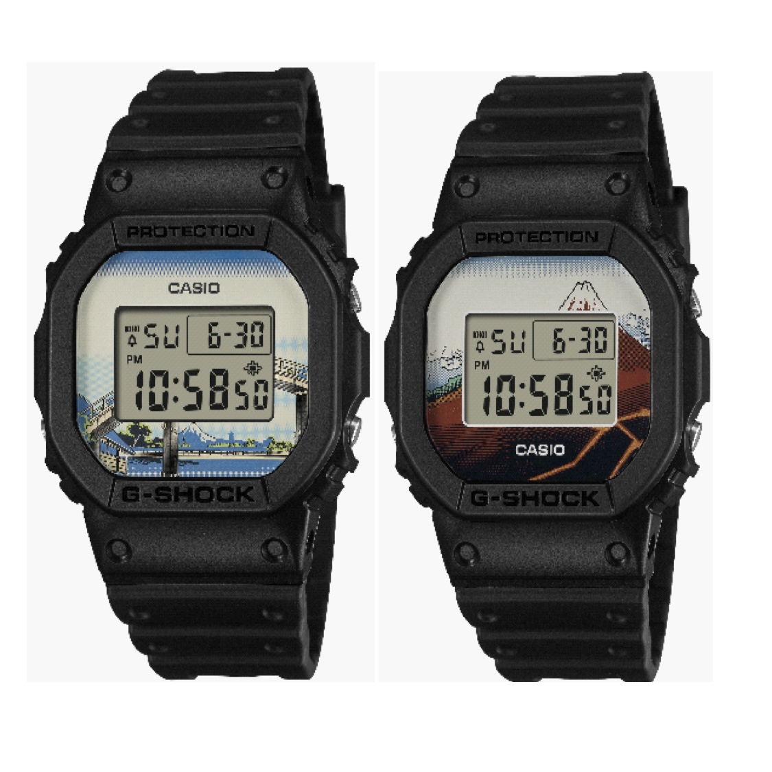 葛飾北斎モデル2本セット