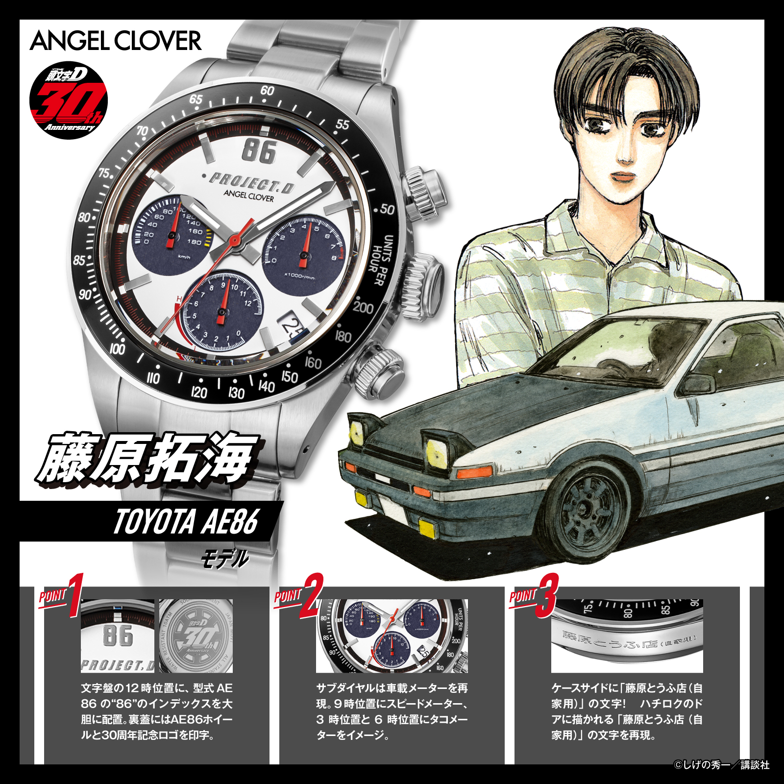 AE86モデルウォッチ 詳細説明