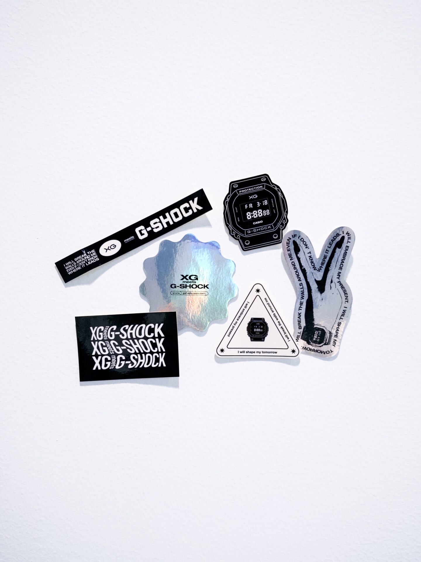 G-SHOCK×XGステッカー